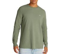 Tommy Jeans Herren TJM Slim Waffle Ls Tee EXT Dm0Dm20688 L/S T-Shirt, Green (Aruba Green), XL