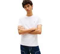 Rundhalsshirt TOMMY JEANS "TJM XSLIM 2PACK JERSEY TEE EXT", Damen, Gr. L, grau htr, shadow pine, Single Jersey, Obermaterial: 100% Baumwolle, slim fit normal, Rundhals, eingesetzt abgesteppte Kante, S