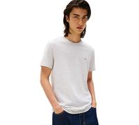 Tommy Jeans Herren TJM Xslim Jaspe Htr Tee EXT Dm0dm20363 S/S T-Shirt, Grey (Lt Grey Htr), 3XL Große Größen EU