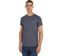 Tommy Jeans Herren T-Shirt Slim Jaspe Kurzarm Blau XS