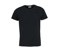 Tommy Jeans Herren Tjm Xslim Jersey Tee Dm0dm04411 Langarmhemd, Schwarz (Tommy Black), S EU