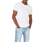 Tommy Jeans Herren Tjm Xslim Jersey Tee Dm0dm04411 Langarmhemd, Weiß (Classic White), XL EU