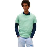 Tommy Jeans Herren TJM Xslim Jersey Tee Dm0Dm04411 S/S T-Shirt, Green (Cloudy Jade), 4XL