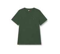 Tommy Jeans Herren TJM Xslim Jersey Tee Dm0Dm04411 S/S T-Shirt, Grün (Shadow Pine), L