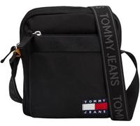 Tommy Jeans Herren Umhängetasche Reporter Klein mit Reißverschluss, Schwarz (Black), Einheitsgröße