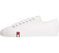 Tommy Jeans Herren Vulcanized Sneaker Archive aus Canvas, Weiß (Ecru), 40