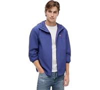 Tommy Jeans Herren Windbreaker Jacke Chicago Packable mit Kapuze, Violett (Blue Storm), XXL