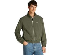 Tommy Jeans Herren Windbreaker Jacke Essential Stehkragen, Grün (Fatigue Green), S