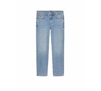 Slim-fit-Jeans TOMMY JEANS "Ryan Regular Slim Straight", Herren, Gr. 31, Länge 34, blau (denim light2), Denim/Jeans, Obermaterial: 81% Baumwolle, 18% Lyocell, 1% Elasthan, unifarben, regular fit lang,