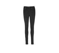 Skinny-fit-Jeans TOMMY JEANS "Tommy Jeans - Jeans Nora Mid Rise Skinny Fit", Damen, Gr. 31, Länge 32, schwarz (denim schwarz), Obermaterial: 90% Baumwolle, 8% Elastomultiester, 2% Elasthan, casual, 7/