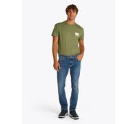 Gerade Jeans TOMMY JEANS "SCANTON SLIM BI0234", Herren, Gr. 32, Länge 30, blau (denim medium), Denim/Jeans, Obermaterial: 98% Baumwolle, 2% Elasthan, unifarben, casual, slim fit lang, Jeans, Mit Marke