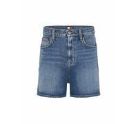 Tommy Jeans Damen Jeans Shorts Mom Short High Waist, Blau (Denim Medium), 26W