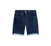 Shorts TOMMY JEANS "RONNIE", Herren, Gr. 34, N-Gr, denim schwarz, Denim/Jeans, Obermaterial: 99% Baumwolle, 1% Elasthan, unifarben, regular fit kurz, Hosen Shorts, Regular fit mit praktischen Taschen