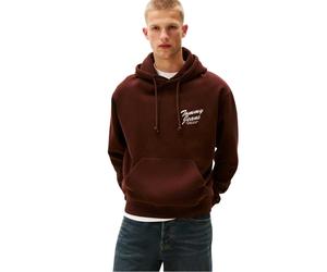 Tommy Jeans - Kapuzenpullover für Herren, Rückseitiger Aufdruck (Braun) L
