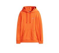 Hoodie TOMMY JEANS "TJM REG BADGE HOODIE EXT", Herren, Gr. M, orange (voyager orange tonal), Sweatware, Obermaterial: 100% Baumwolle, regular fit hüftlang, Rundhals, eingesetzt,Ärmel ohne Ärmelschlitz