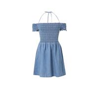Tommy Jeans Damen Kleid aus Chambray, darkblue, Gr. S