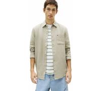 TOMMY JEANS Langarm Hemden M - Herren Beige 2XL