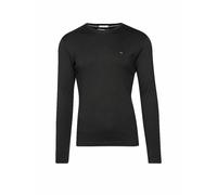 Tommy Jeans Herren Tjm Original Rib Longsleeve Tee Dm0dm04409 Langarm Strickoberteile, Schwarz, M EU