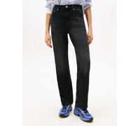 Tommy Hilfiger Layla High Rise Slim Straight Jeans Denim Black Größe: W28L32 | Straight Jeans Outlet | Damen | Schwarz