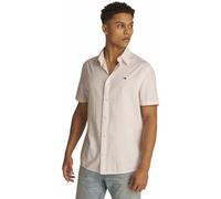 Tommy Jeans Linen Blend M - Kurzarm Hemd - Herren M Light Pink