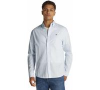Tommy Jeans Linen Blend M - Langarm Hemd - Herren L Light Blue