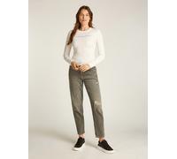 TOMMY JEANS Longsleeve in Creme - Größe S | Damen Tops