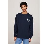 TOMMY JEANS Longsleeve in Dunkelblau - Größe S | Herrenshirts