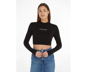 TOMMY JEANS Longsleeve in Schwarz - Größe M | Damen Tops