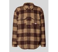 Tommy Jeans Overshirt Herren Regular Fit schoko, L