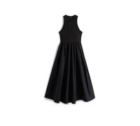 Tommy Jeans Damen Kleid aus Popeline, schwarz, Gr. M