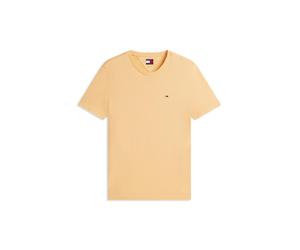 Tommy Jeans - Meliertes Extra Slim Fit T-Shirt orange - Gr. - M