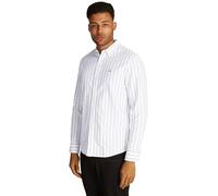 Tommy Jeans Men TJM REG OXFORD STRIPE SHIRT DM0DM19646 Blue (Dark Night Navy Stripe) XL