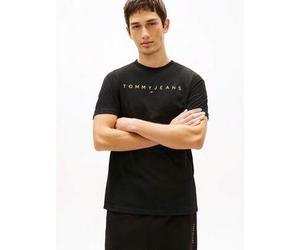 TOMMY JEANS Men's T-Shirts Moisture-Wicking Breathable Classic Fit Sports Outdoor Training Blue DM0DM20744-SEV
