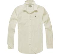 Tommy Jeans Original Stretch Slim Fit Langarmhemd L Classic White