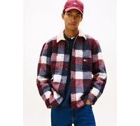 Tommy Jeans TJM Check Teddy Overshirt EXT - L