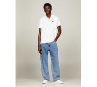 TOMMY JEANS Poloshirt in Weiß - Größe M | Herren Plussize