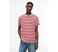 Tommy Jeans (PVH Group) - TJM REG ESS STRIPE SS TEE Ancient White Stripe - Gr. - XL