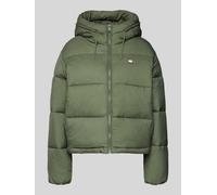 Steppjacke TOMMY JEANS "TJW HOODED PUFFER JACKET", Damen, Gr. L (40), grün (pewter grün), Web, Obermaterial: 100% Nylon, unifarben, regular fit, Jacken (63488561-L) pewter grün