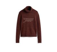 TOMMY JEANS Rollkragenpullover braun | L