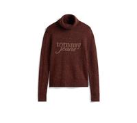 TOMMY JEANS Rollkragenpullover braun | S