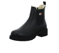 Tommy Jeans Chelsea Boots aus echtem Rindsleder in BLACK, Größe 41