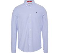 Tommy Jeans Slim Fit Freizeithemd aus Oxford in Hellblau meliert, Größe XL, Artikelnr. 1310070XL Hellblau meliert XL Herren