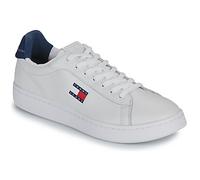 TOMMY JEANS Herren Cupsole Sneaker Archive '98 aus Leder, Mehrfarbig (RWB), 41