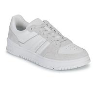 Sneaker TOMMY JEANS "TJM CUPSOLE PODS", Herren, Gr. 41, grau (weiß, hellgrau), Veloursleder, Nappaleder, sportlich, Schuhe, Freizeitschuh, Halbschuh, Schnürschuh mit weichem Schaftrand (40268109-41) w