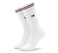 Tommy Hilfiger Unisex Crew Socken, Weiß, 39/42 (2er Pack)