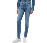 Skinny-fit-Jeans TOMMY JEANS "Tommy Jeans - Damenjeans SOPHIE Low Waist Skinny Fit" Gr. 26, Länge 32, blau (denim medium), Damen, Obermaterial: 92% Baumwolle, 6% Elastomultiester, 2% Elasthan,, Röhren