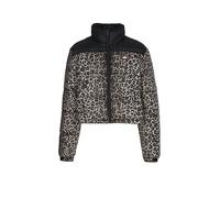 Steppjacke TOMMY JEANS "TJW CROPPED LEOPARD PUFFER", Damen, Gr. L (40), leopard aop, Web, Obermaterial: 100% Polyester, animal-print, Jacken (29069610-L) leopard aop