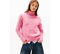 Tommy Jeans Strickpullover mit Wollanteil Damen pink, M