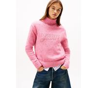 Tommy Jeans Strickpullover mit Wollanteil Damen pink, XS