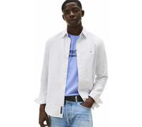 Tommy Jeans Stripe Oxford M - Langarm Hemd - Herren XL White/Light Blue